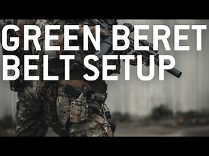 Range Belt Setup - By ex Green Beret Jimmy Cannon