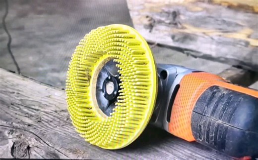 Bristle disc 针刷/旋风刷#打磨#研磨#抛光#去毛刺#表面处理#手工#DIY#除锈#去除油泥#汽修#汽车保养维修#汽车维修#外贸出口#柔性打磨