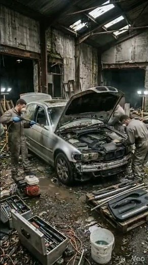BMW E46 3 Series Full Transformation 🔥 |Satisfying Restoration Timelapse 🚘✨ #shorts #trending #viral