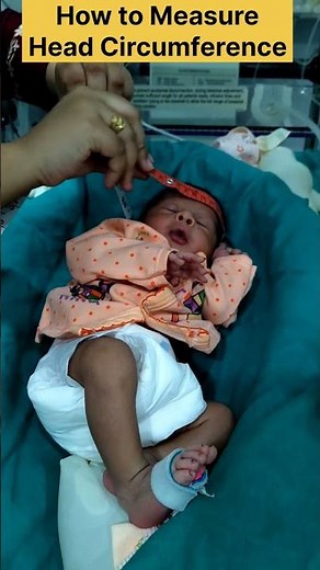 How to Measure Head Circumference #baby #newborn #shortvideo