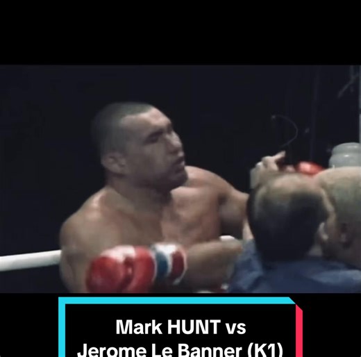 Mark Hunt 🇳🇿🇼🇸 vs Jérôme Le Banner 🇫🇷 Heavyweight chaos from the K-1 golden age. Kiwi–Samoan powerhouse Mark Hunt stepping in with France’s sledgehammer, Jérôme Le Banner — two men who NEVER took a backward step. Round after round of pure violence… until Hunt found the moment. Le Banner over-extended, Hunt slipped, planted, and detonated a nuclear left hook that shut the lights off instantly. A clean, brutal KO — the kind only Hunt could deliver. This is why he’s the king of the walk-off. 