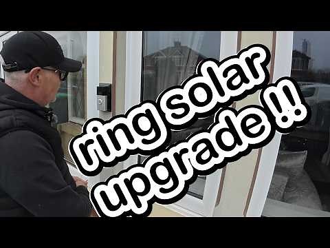 ring doorbell solar installation