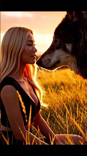 When Wolves Kiss at Golden Hour