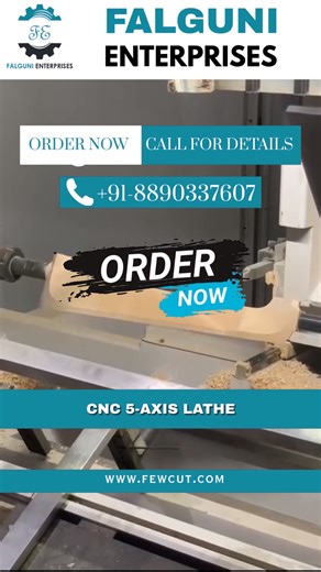 FALGUNI ENTERPRISES on Instagram: "Precision meets performance with our CNC 5 Axis Lathe Machine ⚙️ Designed for complex geometries, high-speed machining, and unmatched accuracy, this machine delivers superior results across aerospace, automotive, and precision engineering applications. ✔ Multi-directional machining ✔ Reduced setup time ✔ High accuracy & repeatability ✔ Ideal for complex components Upgrade your production capability with advanced 5-axis technology. 📞 Enquire now for specificati