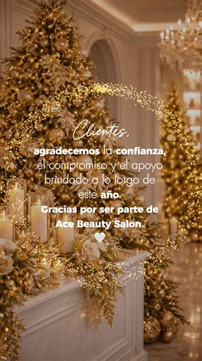 ✨ En esta Navidad agradecemos mucho más que un año compartido… agradecemos la confianza, la lealtad y cada momento vivido juntas. Cada detalle fue creado con amor, cada servicio con dedicación y cada resultado con excelencia. Gracias por permitirnos ser parte de su cuidado, de sus celebraciones y de su belleza en estas fechas tan especiales. 🎄✨ Feliz Navidad Ace Beauty Salon Donde la belleza se crea con propósito. #feliznavidad #salon #kendall #nails #temporada