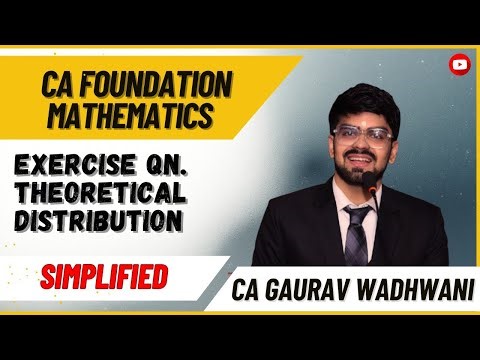 L101 | Set C | Theoretical Distribution | Statistics | CA foundation ICAI Math | Lecture 101