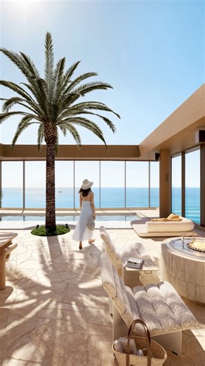 SKY HOUSE by GRAYA™ - The Enclave Penthouse This is not an apartment. It’s a house in the sky. SKY HOUSE represents a new benchmark for what elevated living can be. A three-level residence spanning 1,012m², designed as a complete private home with scale, privacy, and presence at its core. Four bedrooms, four bathrooms, two powder rooms, multiple living zones, dual kitchens, private office, cinema, wellness suite, games room, wine cellar, bar, and a rooftop pool. Finished with a four-car garage a