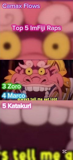 Top 5 ImFiji Raps pt3 #roblox #onepiece #zoro #marco #katakuri #bloxfruits #ttk #sword #rap #rapper