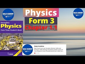 Physics Form 3. Chapter 1.1 Distance and Displacement