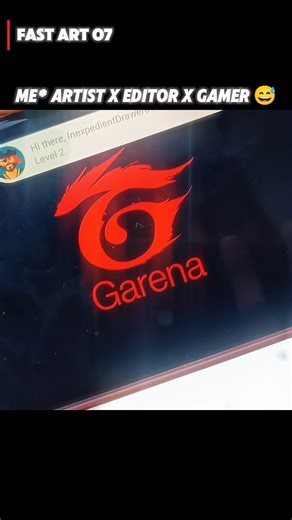 I am artist X Editor X Gamer 😁 #trending #editor #artist #gamer #shorts ‪@Hitroart‬