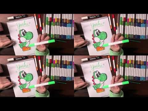 🎨 How to Draw Yoshi Step by Step | Easy Super Mario Drawing Tutorial