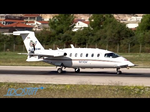 Piaggio P-180 Avanti II I-AVBN Close-up Takeoff - Split Airport SPU/LDSP