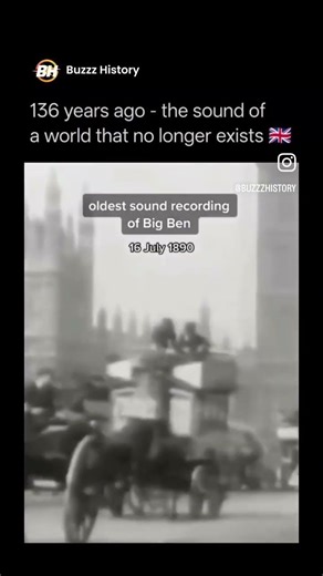Oldest sound recording of Big Ben