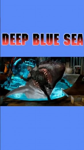Deep Blue Sea (1999) Samuel L Jackson's Death Scene in Slow Motion #90smovies #sharkmovie
