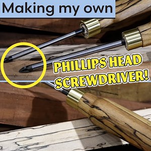 This Is How To Make a Phillips Head Screwdriver! | Walter Sorrells Blades