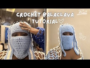Crochet Bunny Ears Balaclava (Ski-mask) Tutorial | Easy Step by Step Tutorial for Beginners