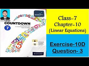 Class 7 math exercise 10D Question 3 (Graphical method) |New countdown third edition 7 exercise 10D