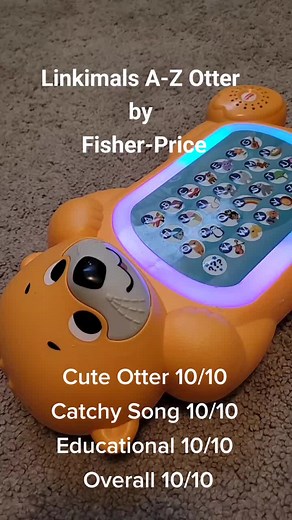 Linkimals A-Z Otter by Fisher-Price #fyp #toy #toyreview #bestfriend #fisherprice #otter #baby #babytoy #firstyear