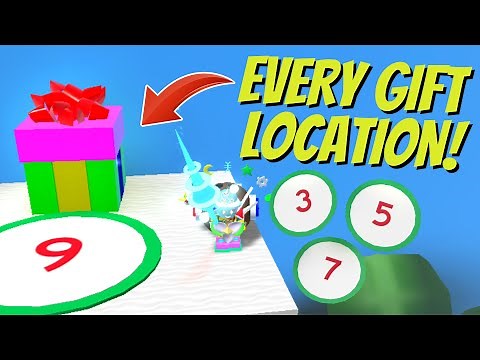 ALL BEESMAS 2022 GIFT LOCATIONS - BEE SWARM SIMULATOR