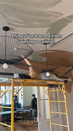 Things I’ve learned from painting a ceiling #mural #art