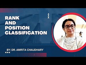 Rank and Position Classification #publicadminstration #ignou #upsc #PaathshalaSanskarshala