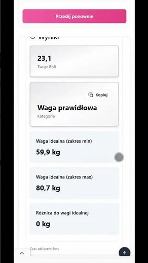 🧮 Oblicz swoje BMI (Body Mass Index). Kalkulator wskaźnika masy.#liczgrupa #viral #kalkulator