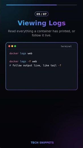 Docker Command & Usage #coding #python #docker