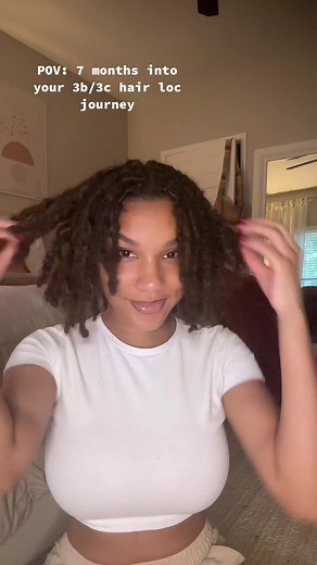 Curly Loc Journey Inspiration for 3B/3C Hair Types