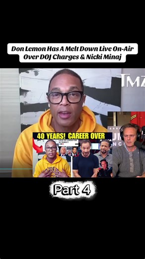 Part 4: Don Lemon Has A Melt Down Live On-Air Over DOJ Charges & Nicki Minaj #news #breakingnews #donlemon #nickiminaj