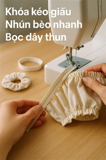 15 Mẹo May Cực Nhanh: Bọc Dây Thun, Khóa Kéo Giấu, Nẹp Áo & Túi Ẩn | Song Anh Chị em ơi, video này tổng hợp hàng loạt mẹo may gọn đẹp để mình may nhanh – mặc đẹp mỗi ngày. Từ bọc dây thun siêu mỏng, may khóa kéo giấu chuẩn sạch, làm nẹp áo nhanh gọn, đến chân vịt nhún bèo 1–2 lớp, túi ẩn bằng tất cũ, nối vải không cần vắt sổ, nối viền cổ nhung phẳng đẹp, rút ngắn dây áo/dây váy không buộc nút, và may scrunchie buộc tóc. Áp dụng tốt cho vải mỏng lẫn dày, phù hợp khán giả nữ yêu thích may vá tại n