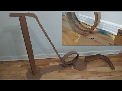 DIY How to make a car track with a loop