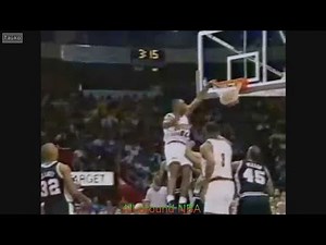 Rodney Rogers 31 Points Vs. Spurs, 1994-95. Monster Dunk!
