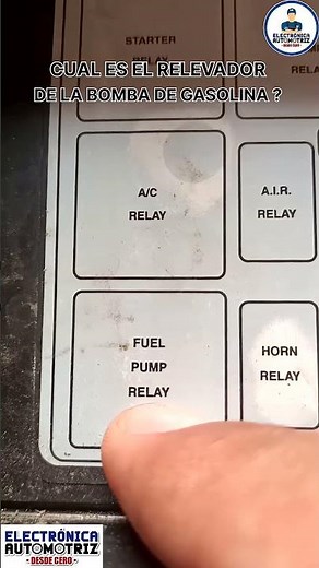 WHICH IS THE FUEL PUMP RELAY?! #automotiveelectronics #automobile