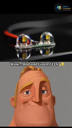 Meta Current on Instagram: "Blue LEDs weren’t just a new color of light—they were a breakthrough that cracked open modern technology, because creating blue photons meant forcing electrons to jump across a much larger energy gap using ultra-pure gallium nitride, a material so hard to manufacture that it took decades of failures before engineers finally stabilized it; and once blue light was harnessed, white LEDs, energy-efficient screens, smartphone displays, and high-brightness lighting became p