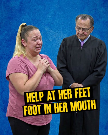 HELP at her feet, foot in her mouth! This woman walks into court convinced the whole world is against her, armed with every excuse imaginable for her tickets. The judge patiently tries to reason with her, explaining that if she truly wants help, she first has to help herself, but she can’t stop defending her actions. What starts as a calm hearing quickly turns emotional, and in a rare moment, even Judge Caprio begins to lose his patience. You won’t believe how far this goes before anyone can get