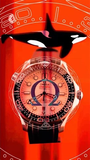This Omega Seamaster is like a Killer Whale! #watchreview #omega #omegaseamaster #watches