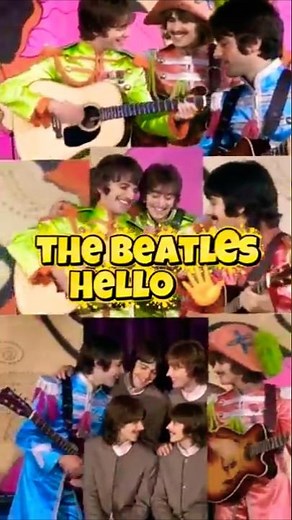 the Beatles hello 👋 #thebeatles #beatles #classicrock #music #60hits