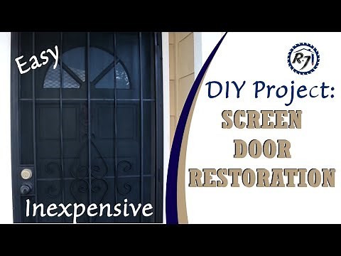 DIY Project: Screen Door and Gate Restoration