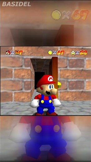 When Mario sees something he shouldn't 😭 #SuperMario64 #Gaming