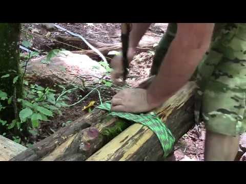 Rigging a Heavy Duty Log Lifting Tripod