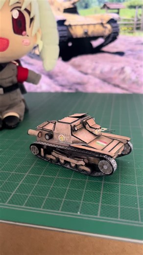 Creating a Papercraft Tank for Anchovy