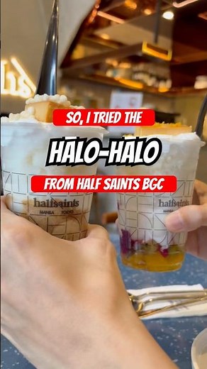 Halo Halo from Half Saints BGC | where to eat in BGC