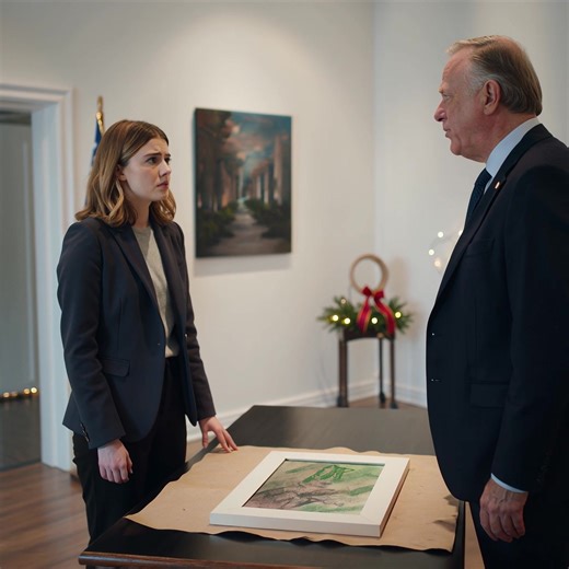 "Sir, this painting. I drew it when I was 6," I told the gallery owner. "That's impossible," he said. I Was Serving Champagne At A Gallery When I Froze Mid-Step. On The Far Wall Hung A Painting I’d Made When I Was Six Years Old. Price Tag: $150,000. I Walked Up To The Owner And Said, “Sir, That Painting Is Mine.” He Chuckled. “That’s Impossible,” He Said, Waving For Security To Escort Me Out. What He Didn’t Know Was That On The Back Of That Canvas, Under The Old Tape And Dust, There Was A Secret