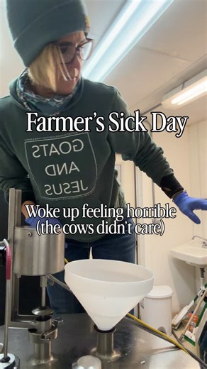Kelli Foreman | Alaska Small Farm Life on Instagram: "I don’t get sick that often but this one got me good. Thankfully I have some great reinforcements to help until they also go down sick. Yesterday was one for th books. Hopefully today is better. #sickfarmer #nodaysoff"