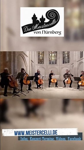 Die Meistercelli von Nürnberg - La Trampera #shorts #musik #cello #milonga #konzert #music #concert