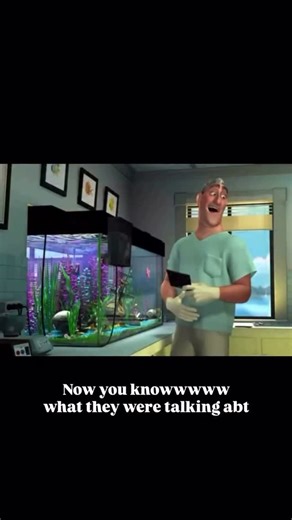 Dentistry blog on Instagram: "By • @durva_jain So is it a kflex or hfile ?😂 “Rewatching Finding Nemo and the dentist scene hit so different — as a kid it was just noise, but now I’m out here understanding every single word 😭🦷” #dentistofinstagram #dentist #findingnemojr #nemo #intern #dentistas #dentistry #clinic #kids #teeth #rootcanal #cartoon #insta #foryou #explore #fypage"