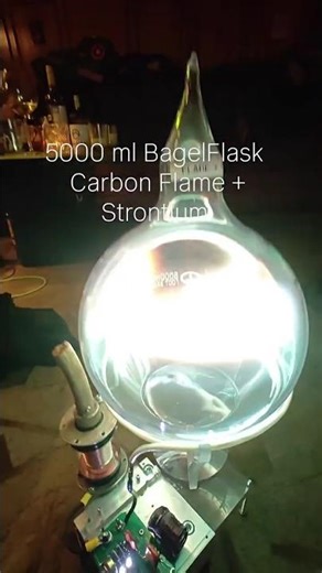 Five liters of plasma 5000 ml Carbon Flame BagelFlask: 23 cm #Plasma #butterball #butterbeans