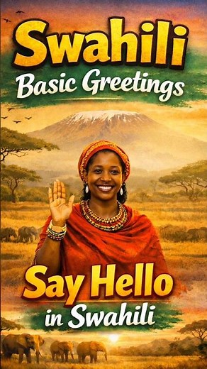 Learn Swahili Greetings | Say Hello Like a Local #languagelearning #africanlanguages #swahili