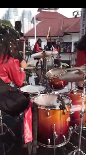 Sigma Band performance at iims 2026 kemayoran jakarta #drumergirl #oliviatango #iims2026 #sigmaband #viralkan