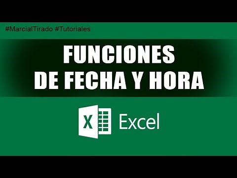 Funciones Fecha y Hora. Curso de Funciones en EXCEL [Ejercicios prácticos]